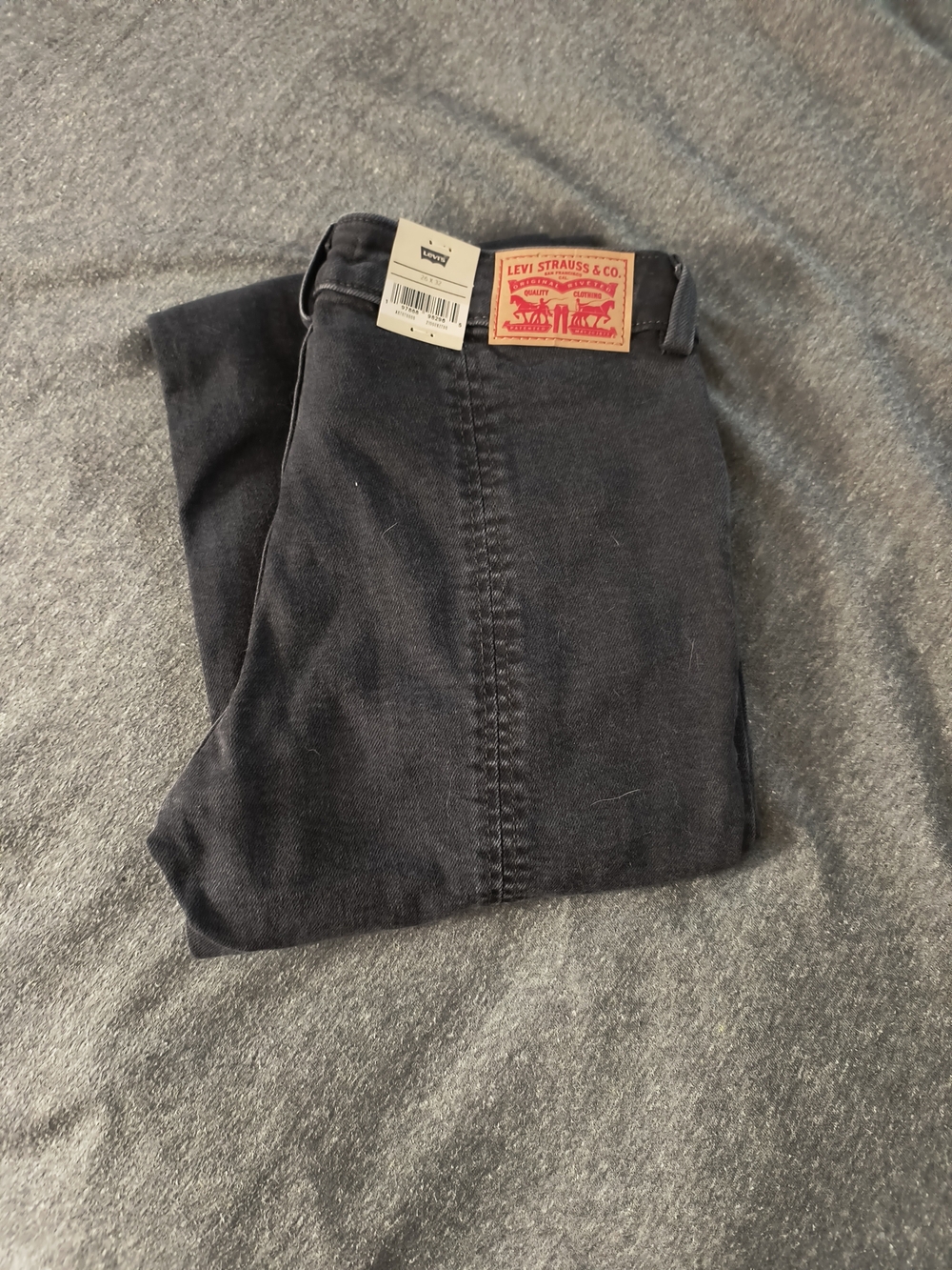 Levi's Black Superlow Bootcut Jeans